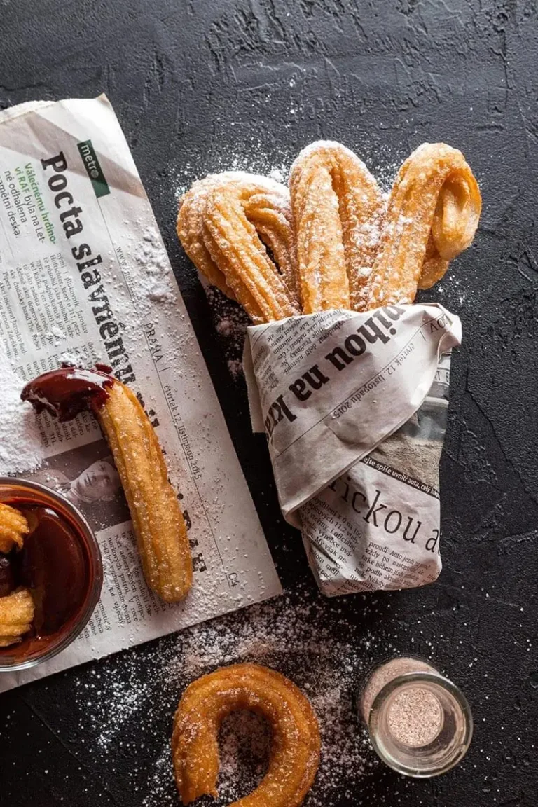 Classic Churros with Cinnamon Sugar and Chocolate Dip